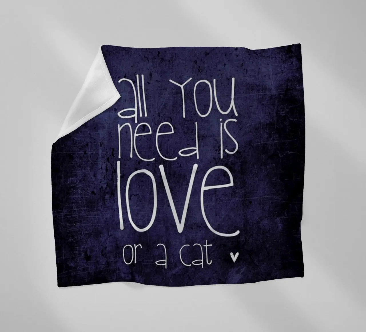 Amore di gatto coperta in pile da Monika Strigel