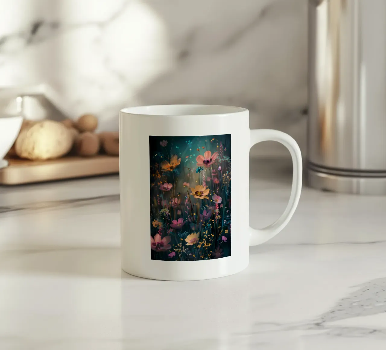 Flowers Meadow C tazza in ceramica da Mateo