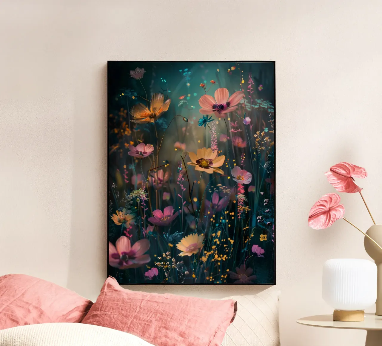 Flowers Meadow C acrylic glass by Mateo