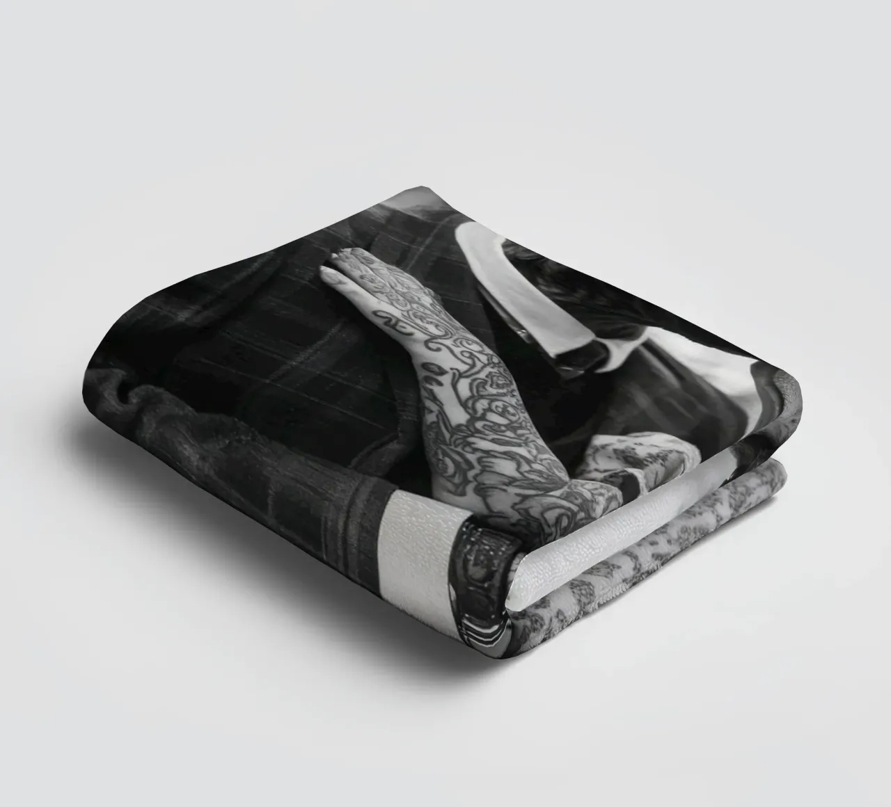 Elegant rendez-vous badhanddoek van Affiches Chien Originales – Dogland