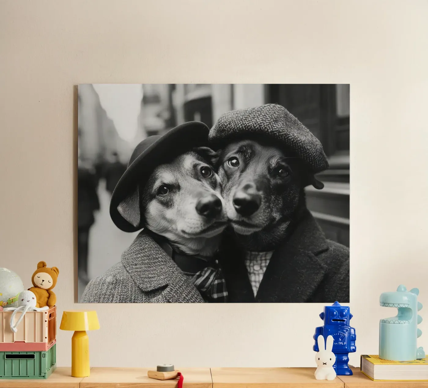 Cani urbani plexiglass da Affiches Chien Originales – Dogland