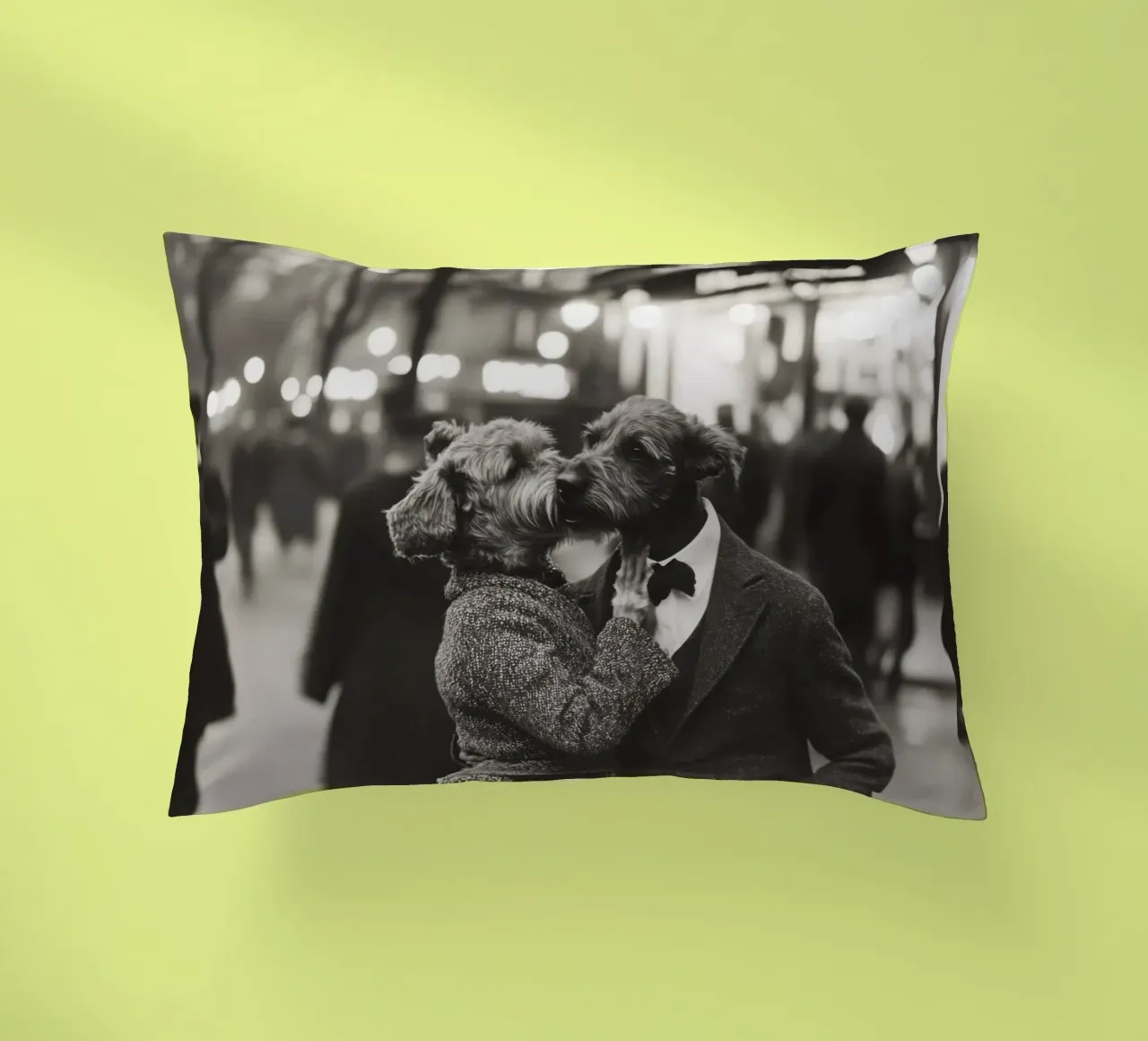L'amore nella notte cuscino da Affiches Chien Originales – Dogland