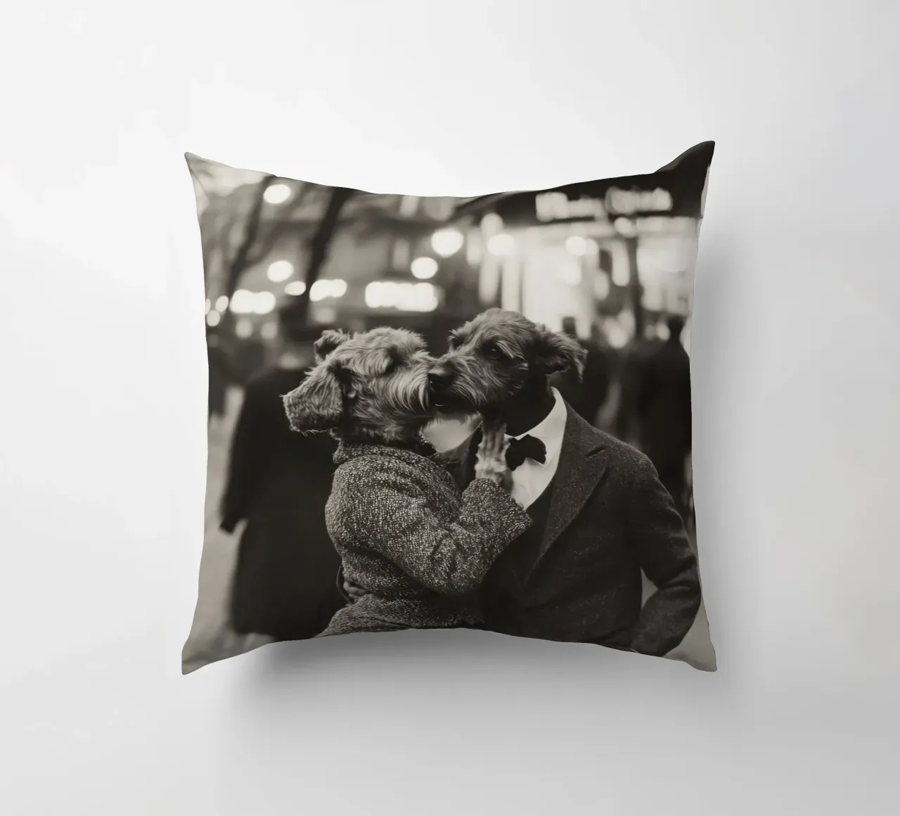 L'amore nella notte cuscino da Affiches Chien Originales – Dogland