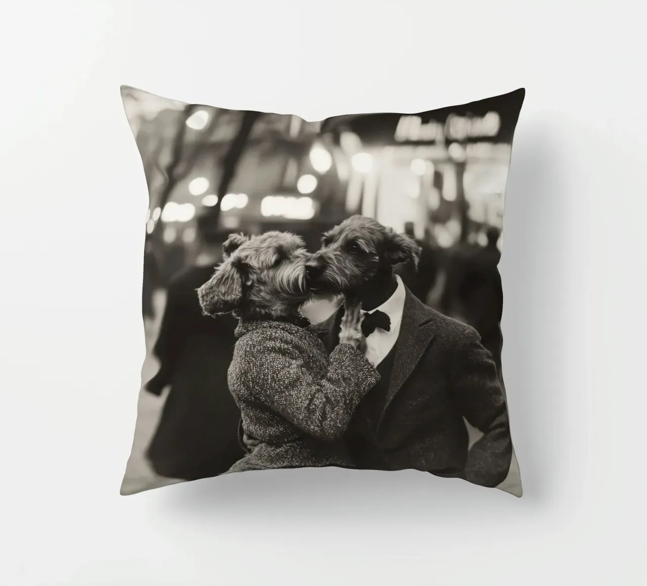 L'amore nella notte cuscino da Affiches Chien Originales – Dogland