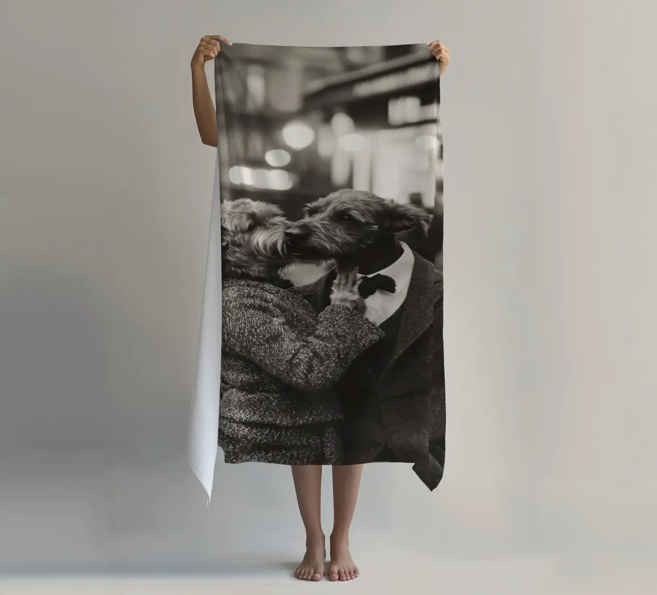 L'amore nella notte telo mare da Affiches Chien Originales – Dogland