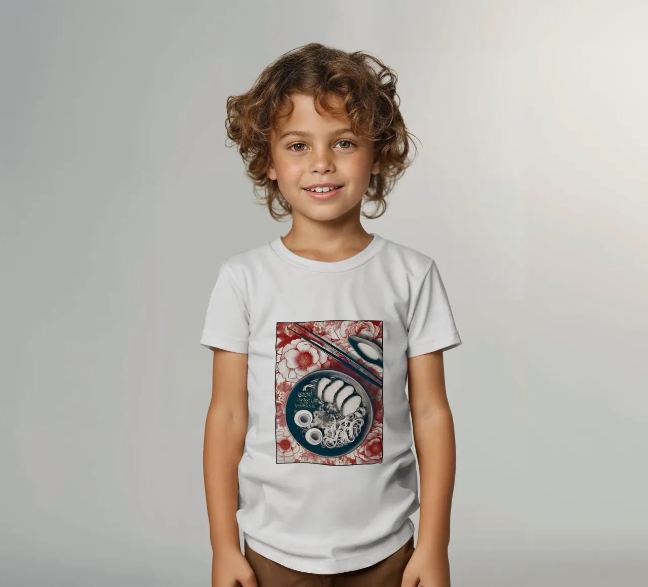 Ramen t-shirt bambini da Digital Naive