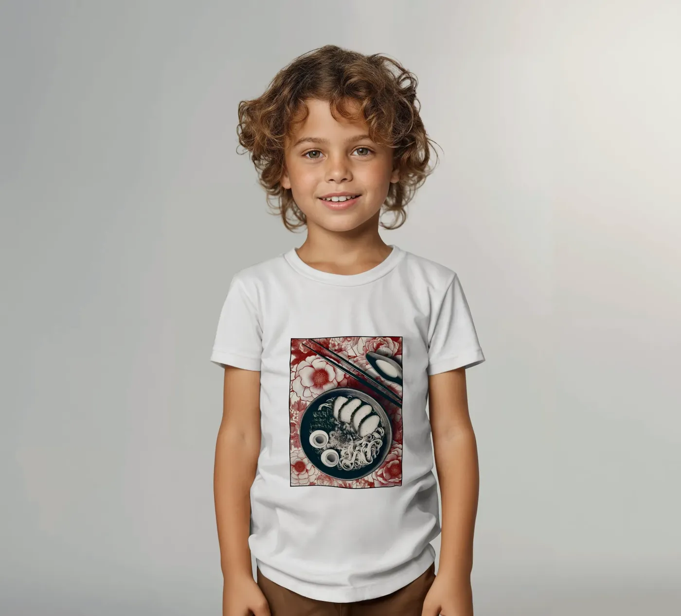 Ramen t-shirt bambini da Digital Naive