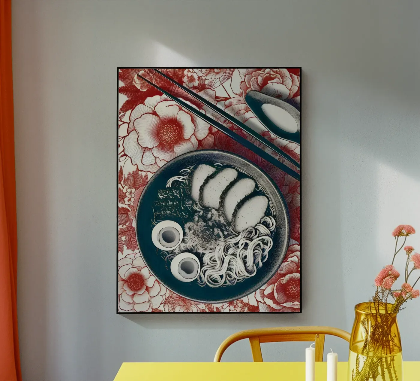 Ramen acryl van Digital Naive
