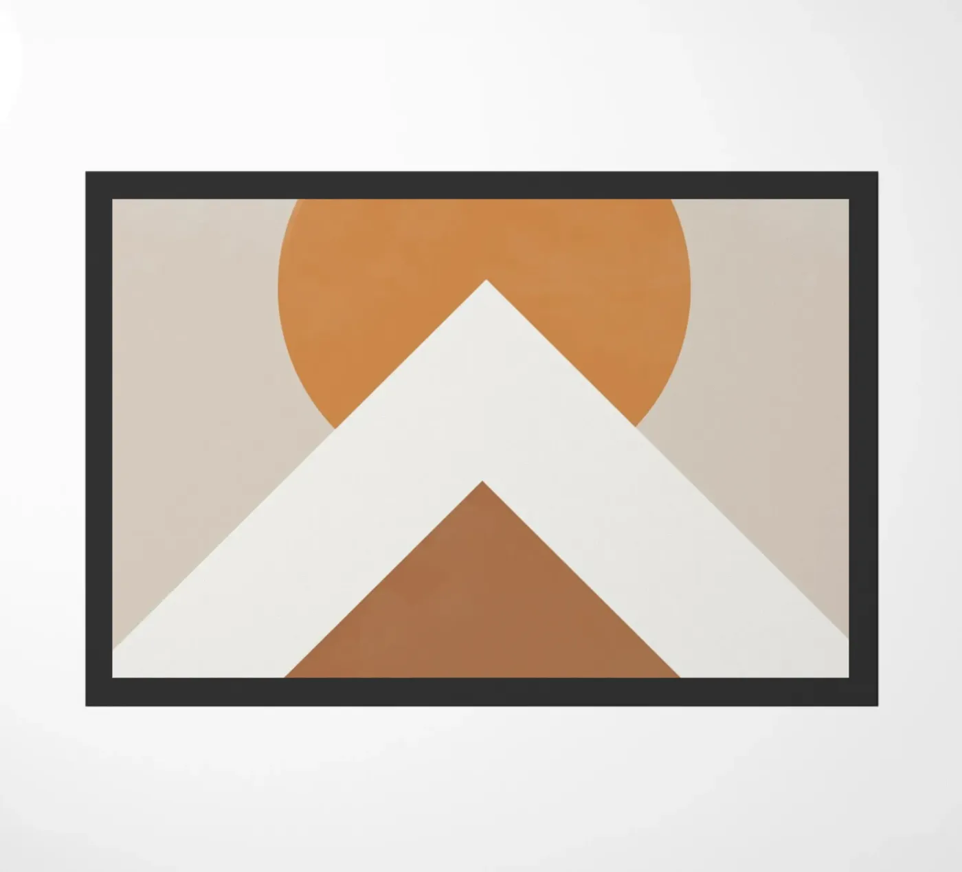 Mountain deurmat van Urban Art Draw