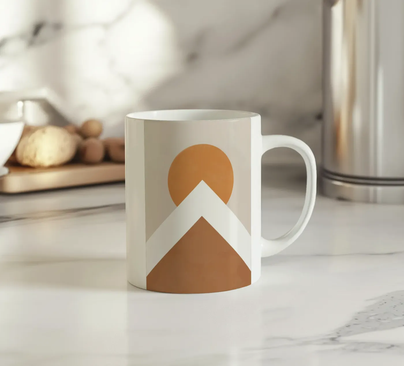 Mountain mug en céramique de Urban Art Draw