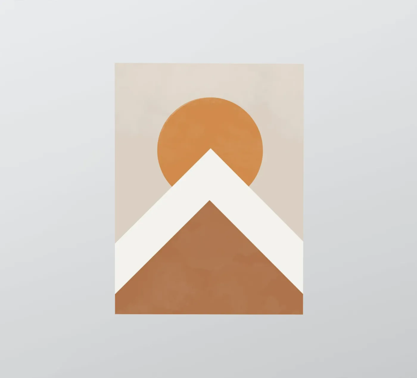 Berg sticker van Urban Art Draw