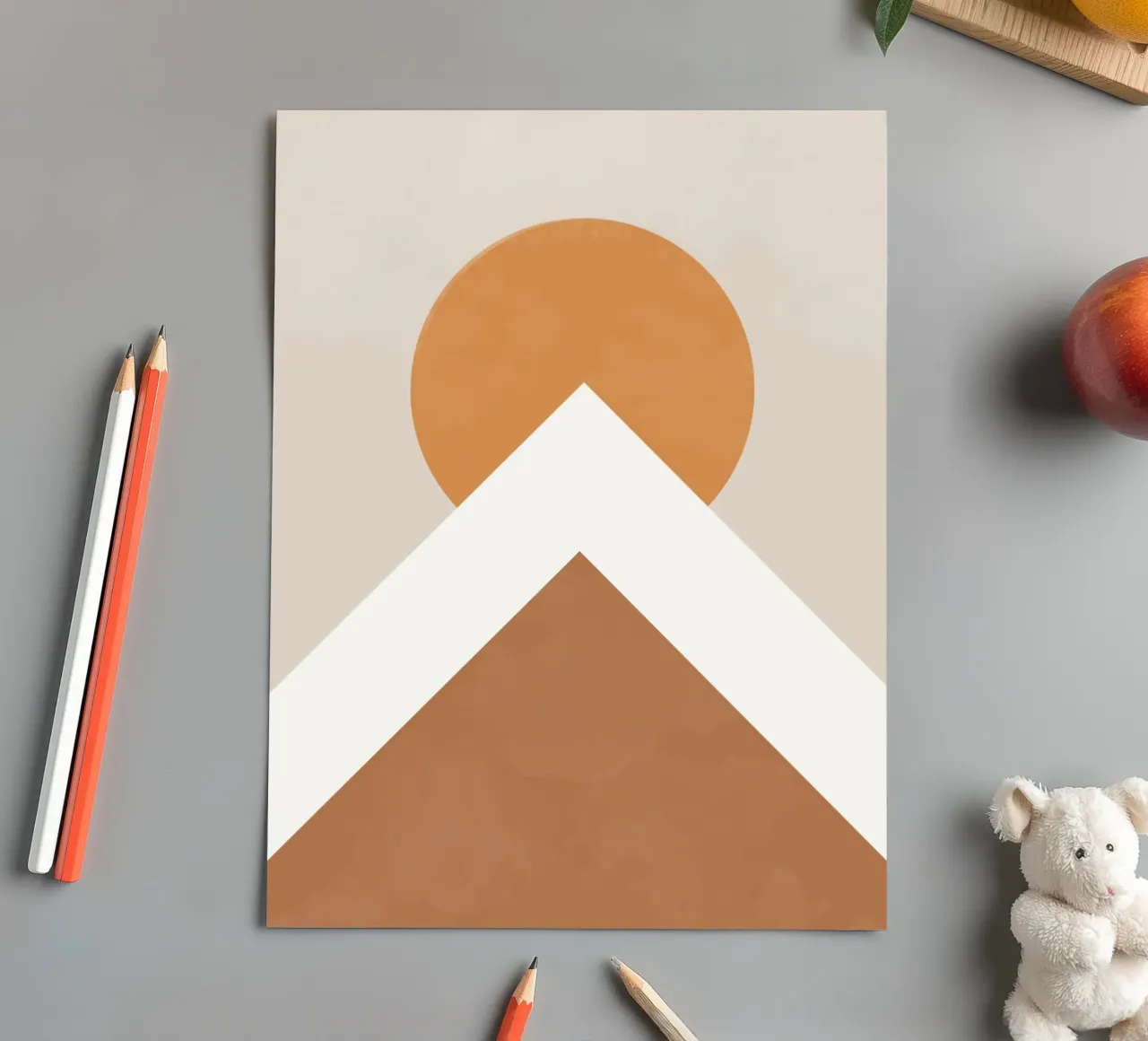 Mountain sticker sheet by Urban Art Draw