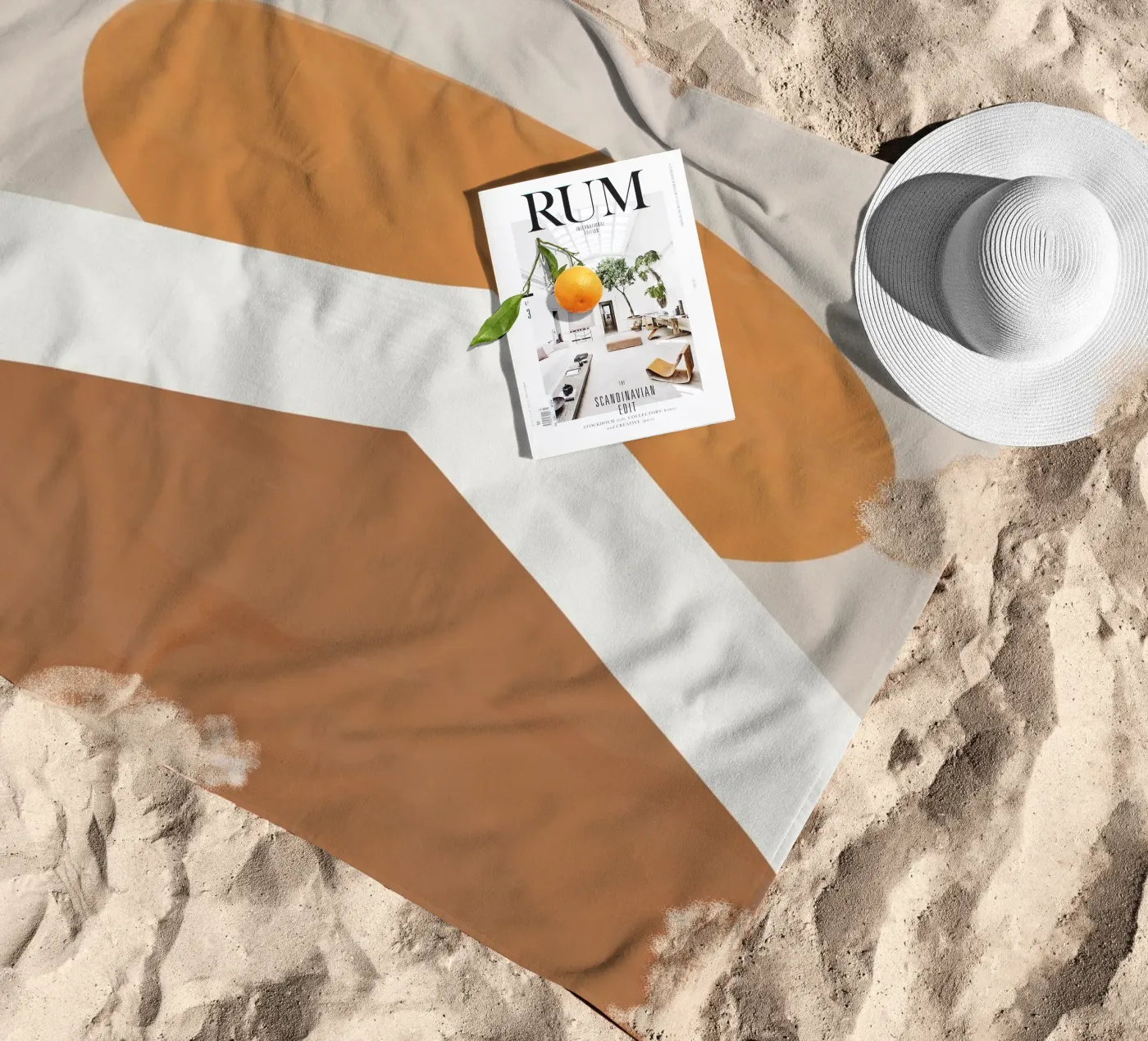 Mountain beach towel by Urban Art Draw