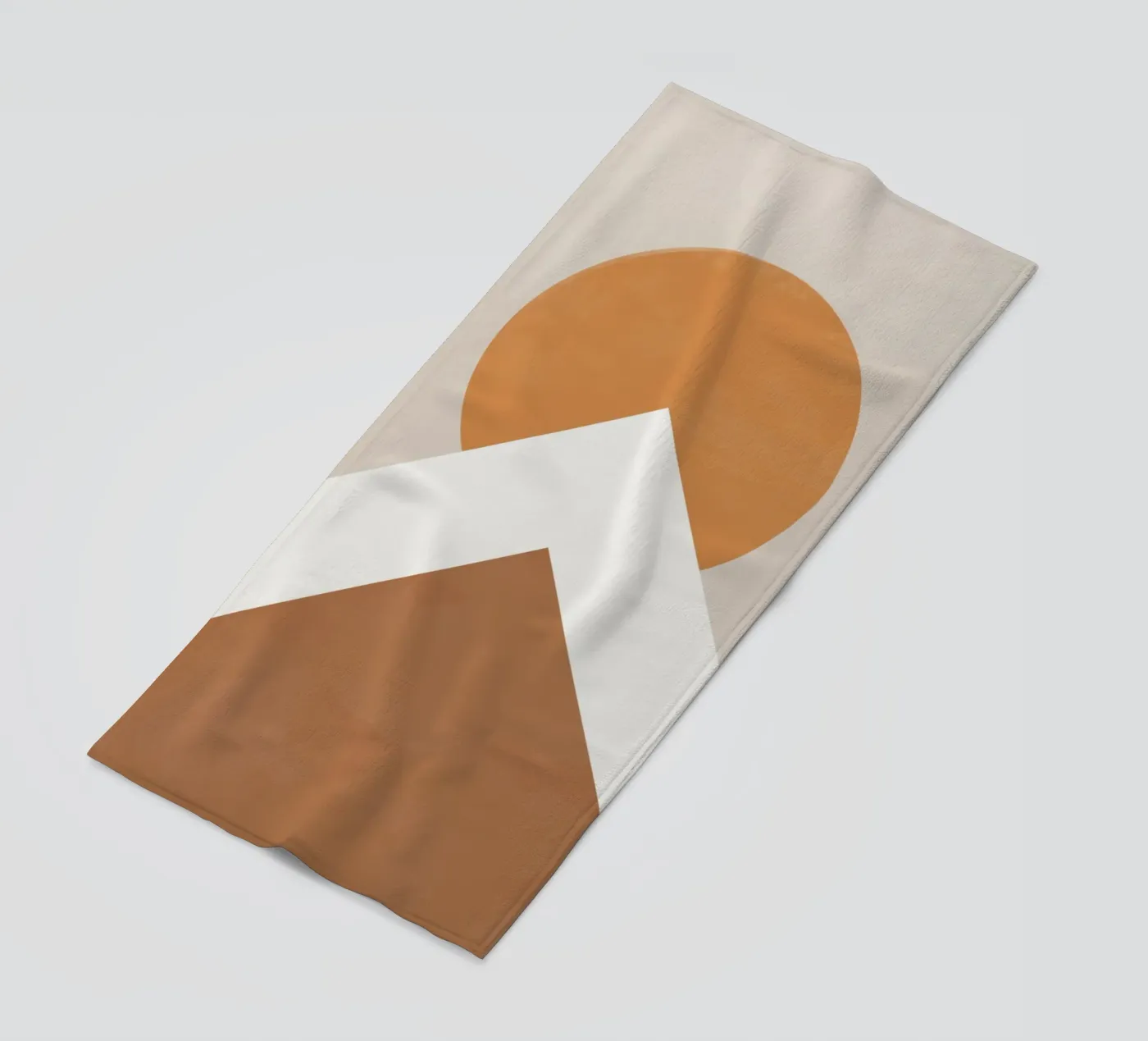 Mountain beach towel by Urban Art Draw