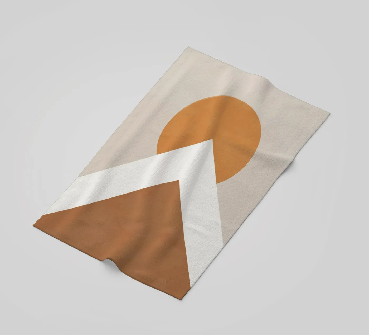 Mountain beach towel by Urban Art Draw