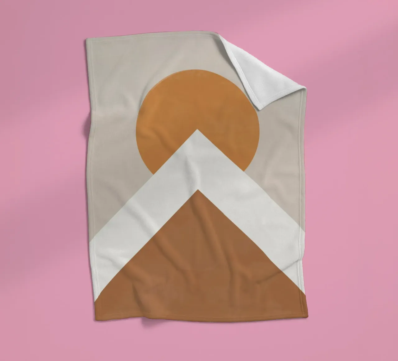 Berg Fleecedecke von Urban Art Draw