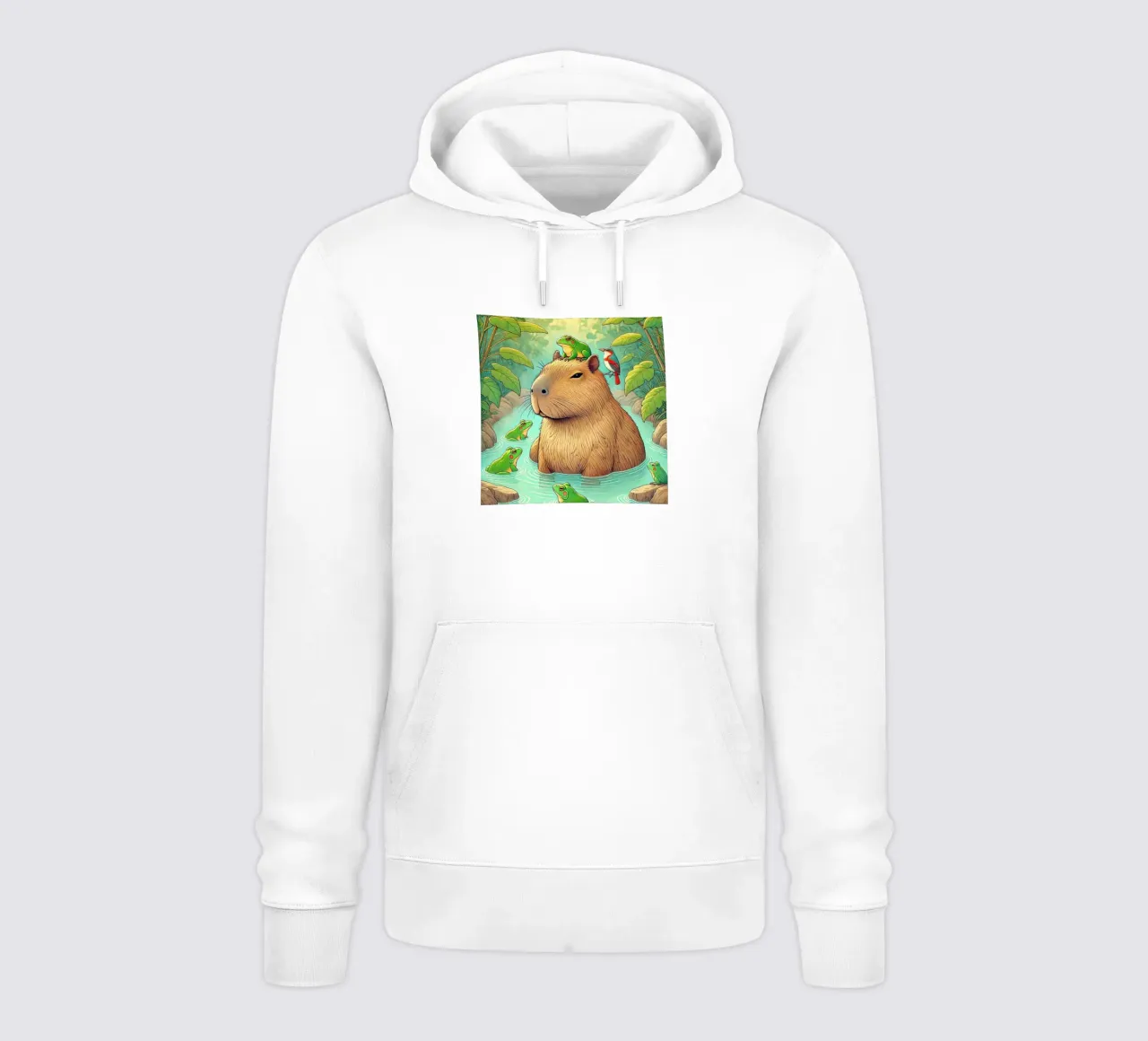 Capibara e amici felpa con cappuccio da FluffyToons