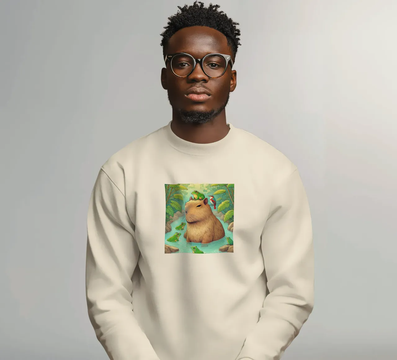 Capibara e amici felpa da FluffyToons