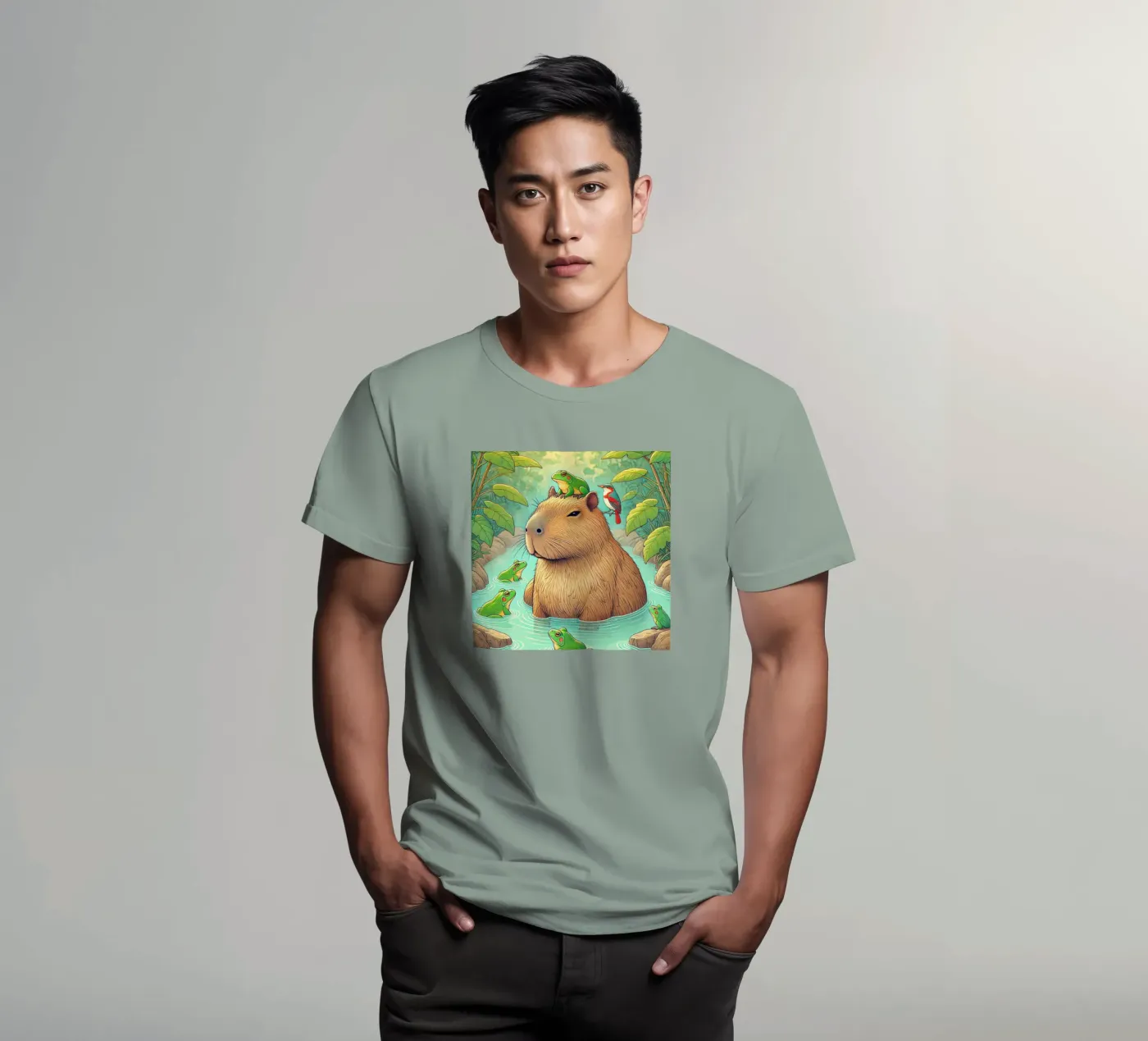 Capibara e amici t-shirt da FluffyToons