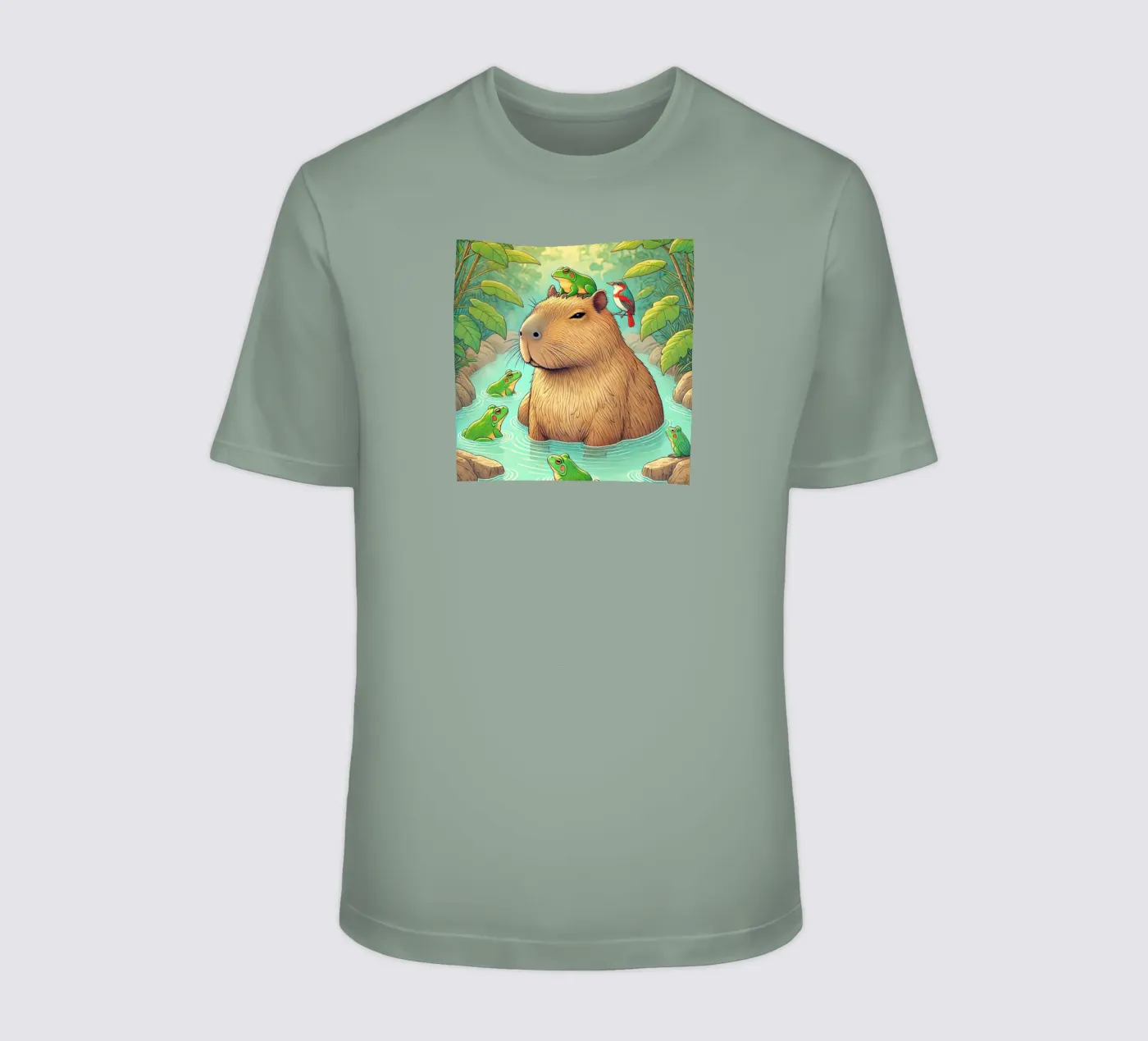 Capibara e amici t-shirt da FluffyToons