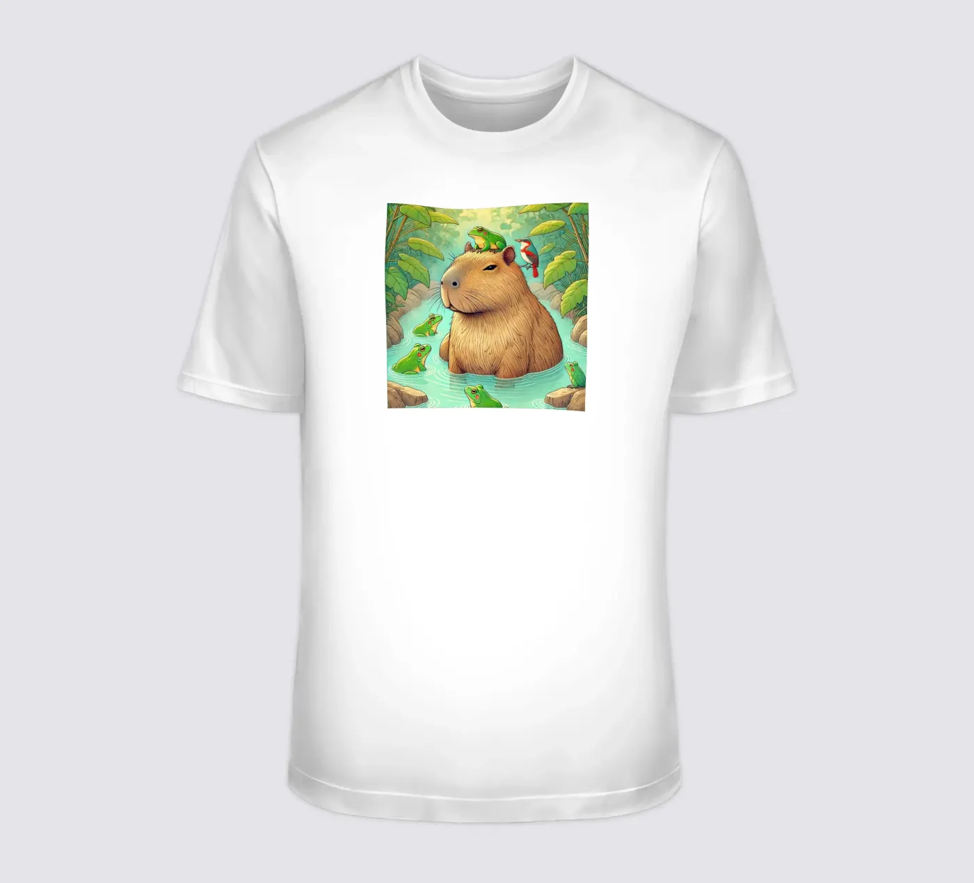 Capibara e amici t-shirt da FluffyToons