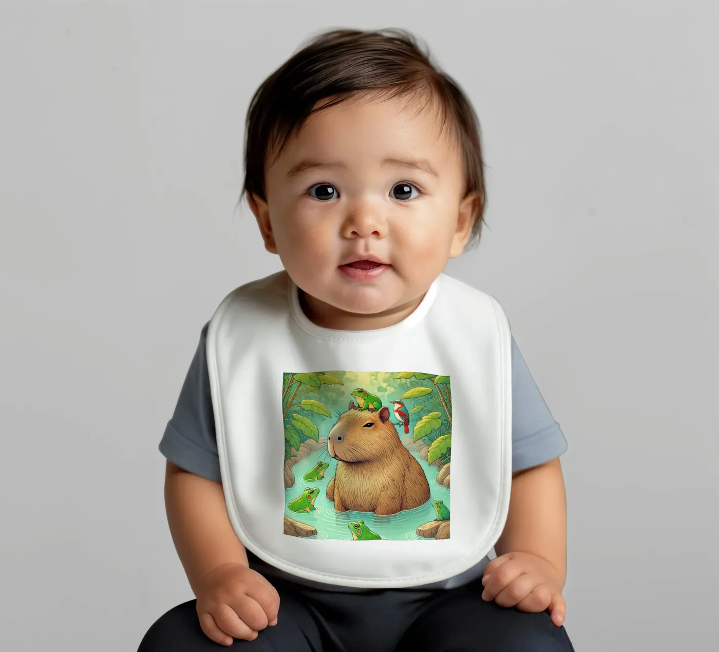 Capybara and Friends Babylätzchen von FluffyToons