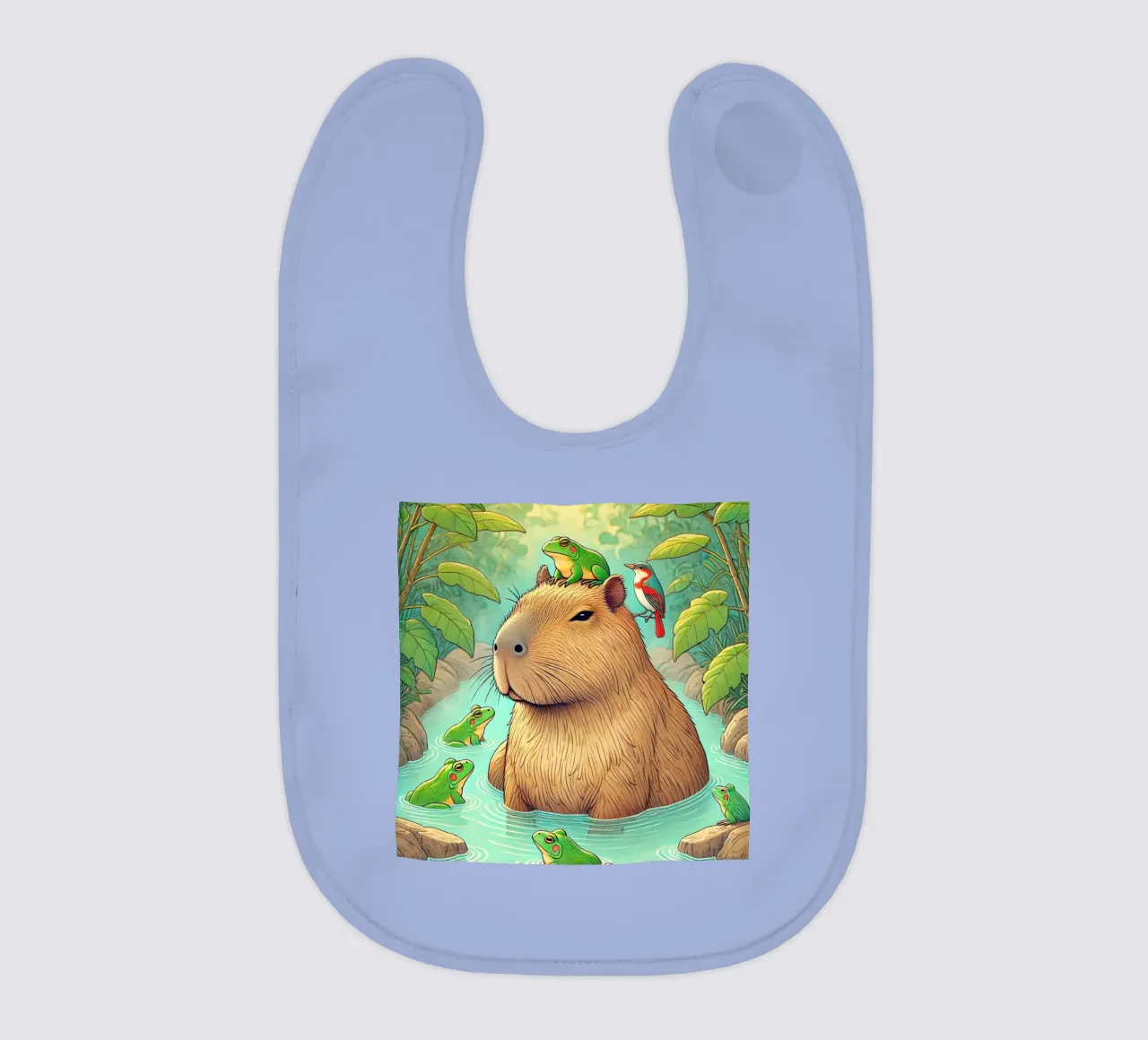 Capibara e amici bavaglino da FluffyToons