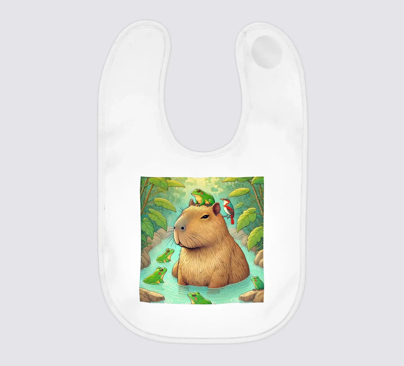 Capybara and Friends Babylätzchen von FluffyToons