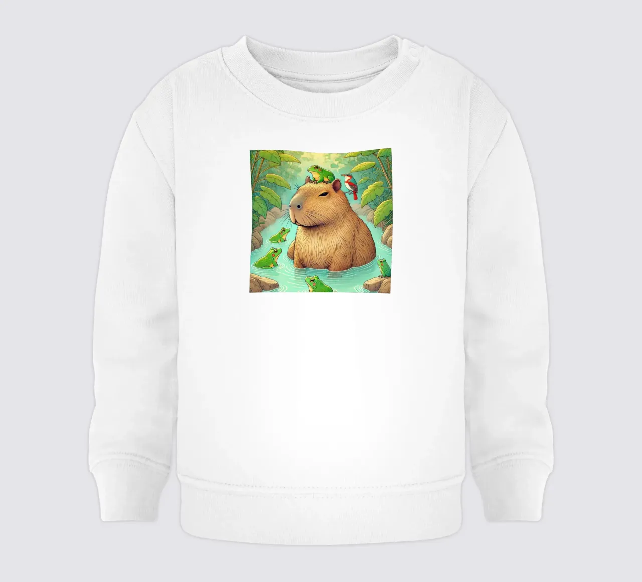 Capibara e amici felpa neonato da FluffyToons