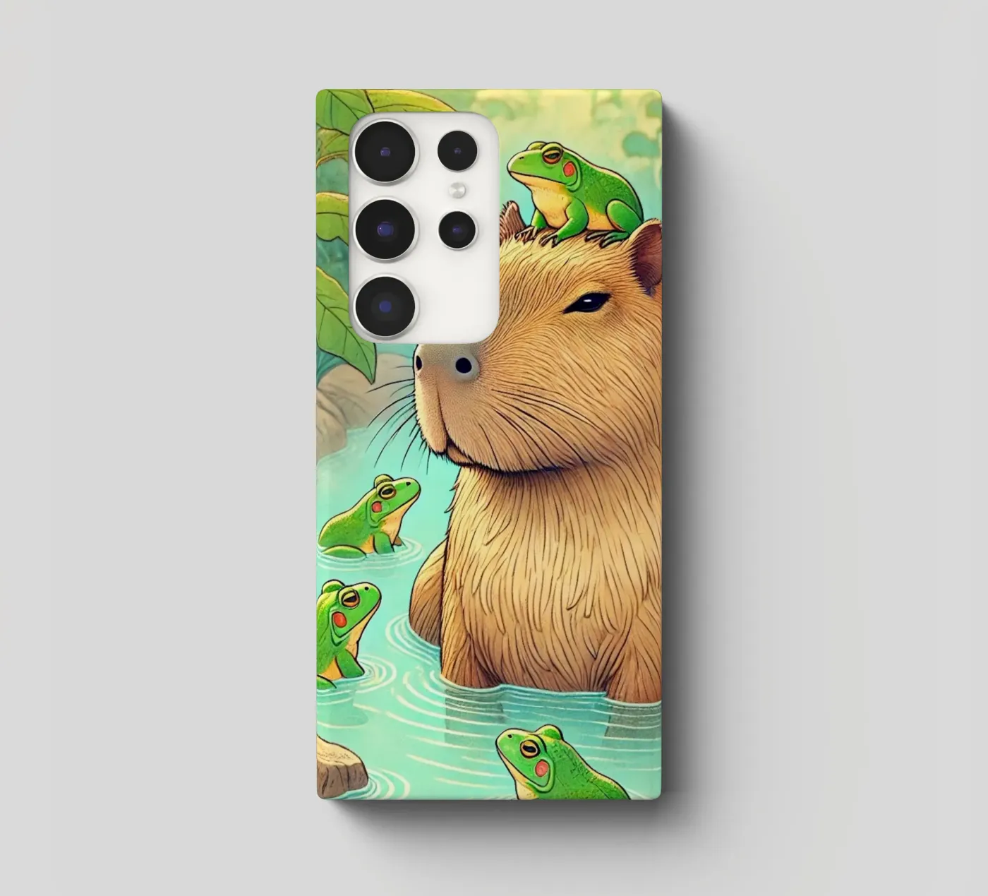 Capibara e amici cover samsung da FluffyToons