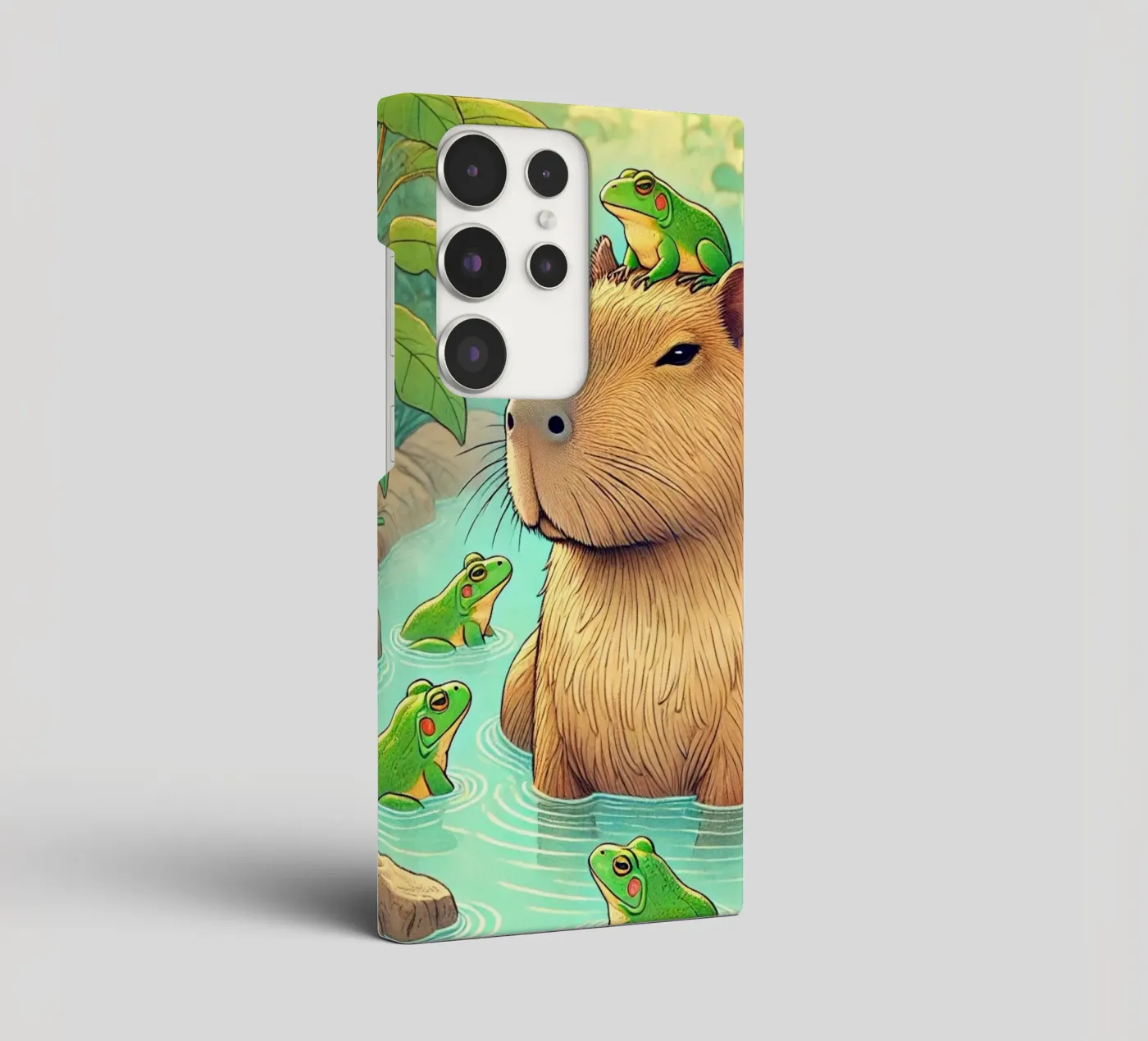 Capibara e amici cover samsung da FluffyToons