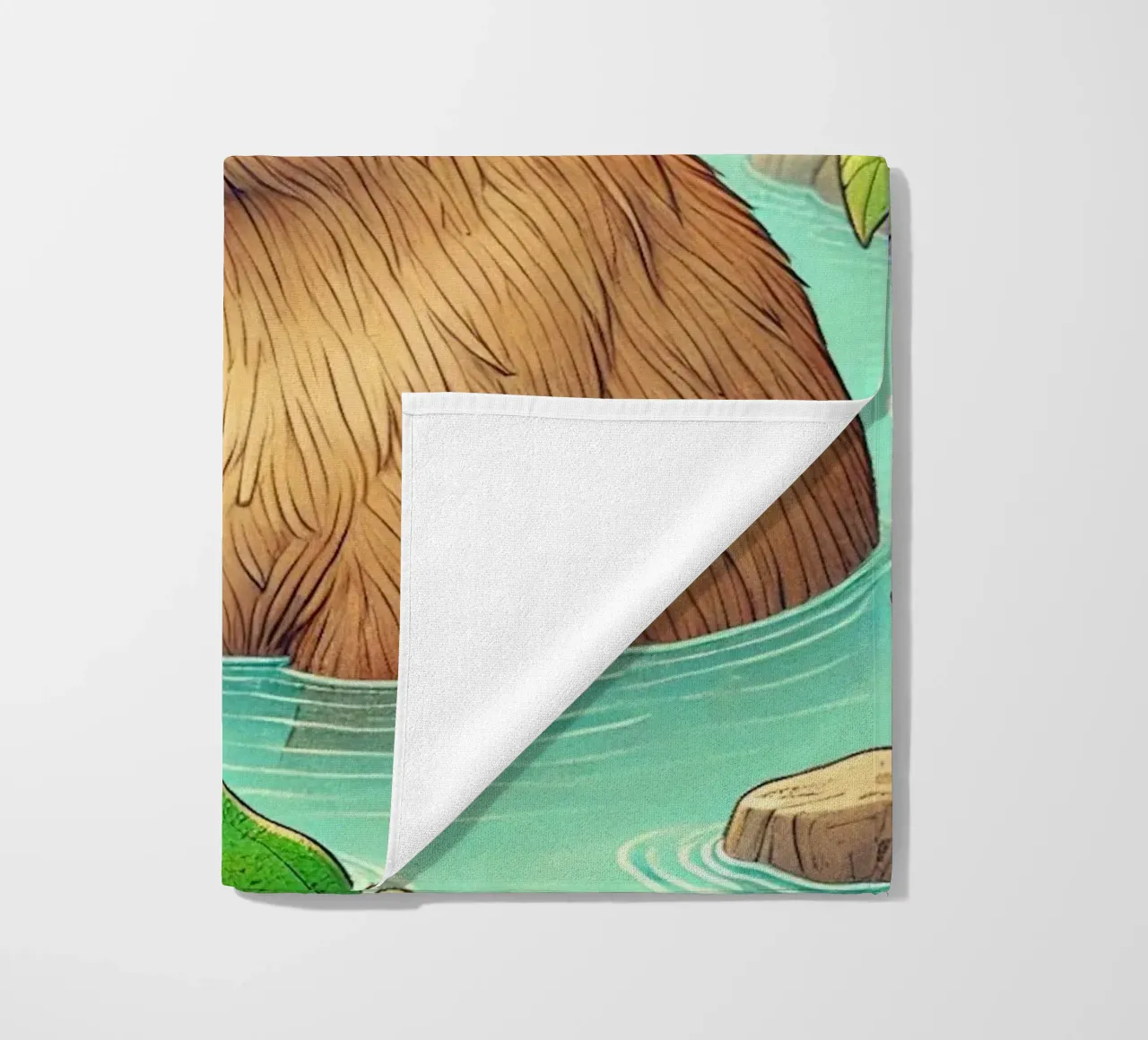 Capibara e amici telo mare da FluffyToons