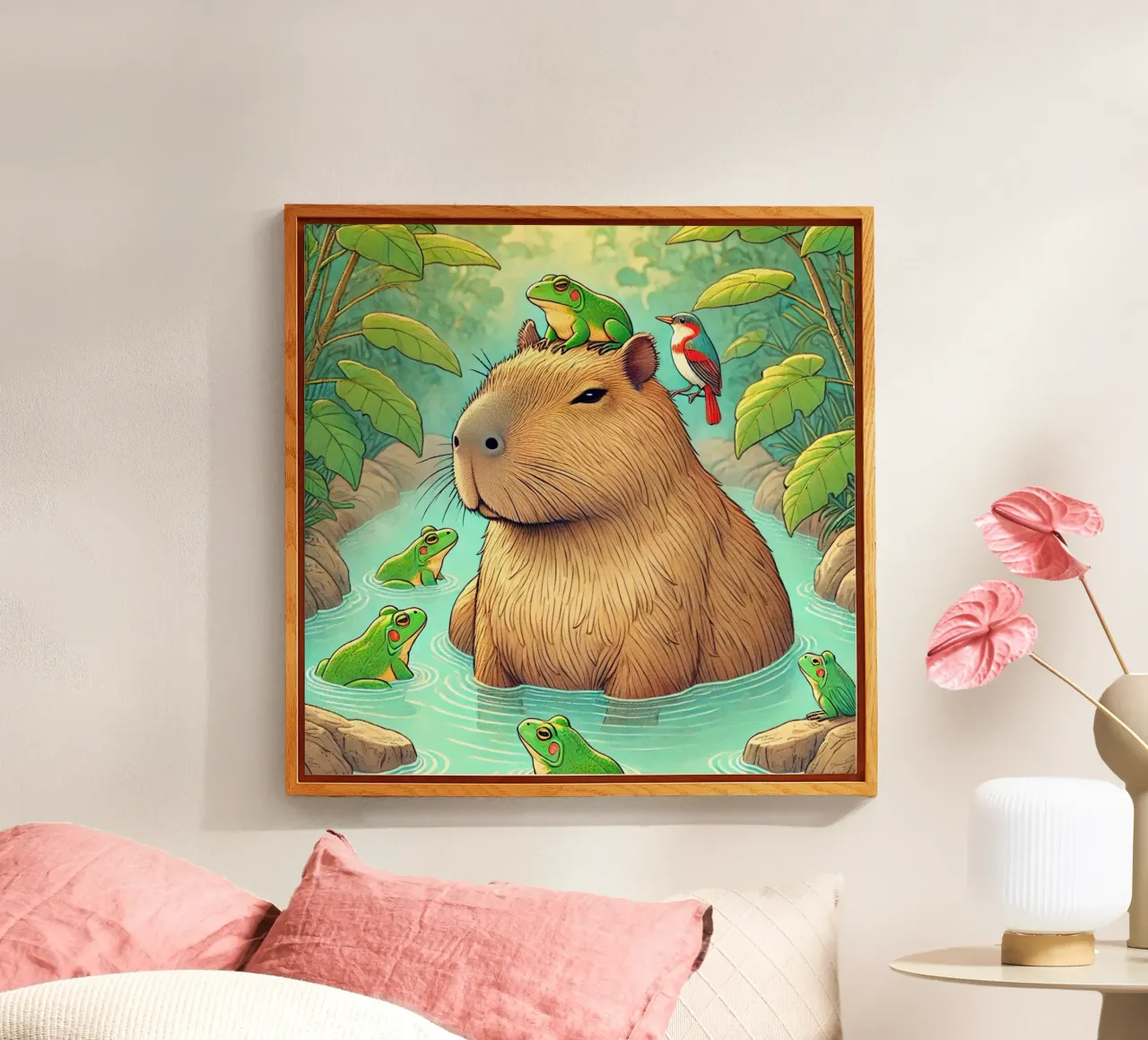 Capibara e amici plexiglass da FluffyToons