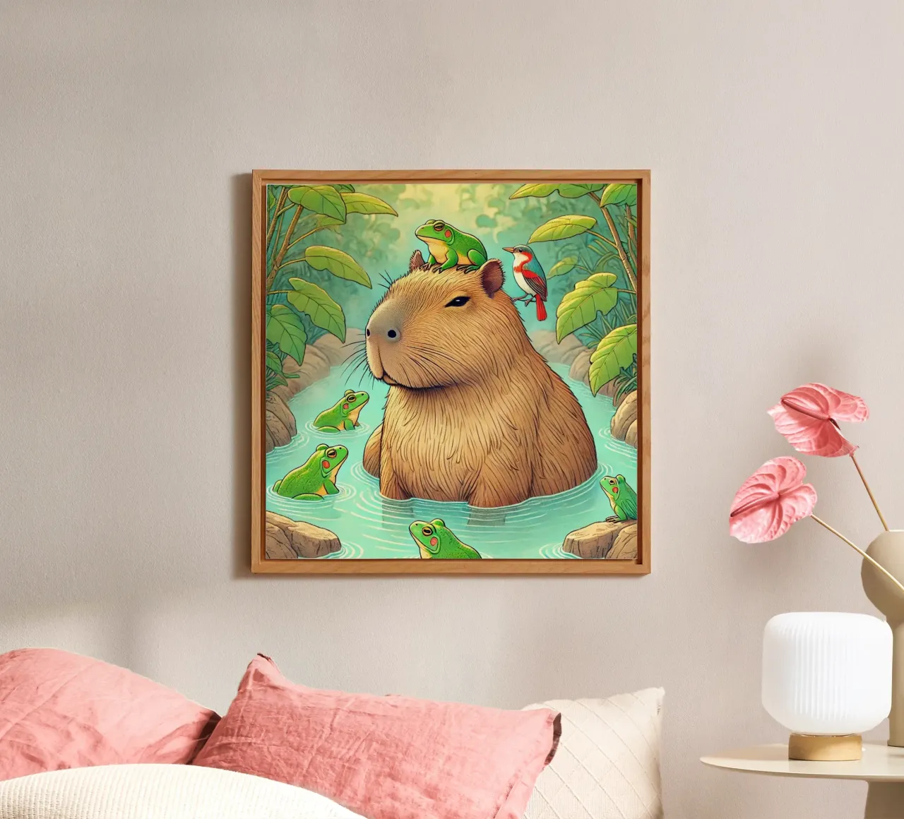 Capibara e amici pannello forex da FluffyToons