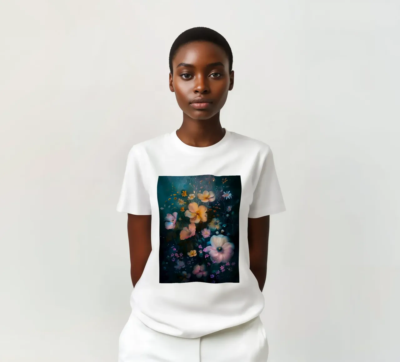 Flowers Meadow E t-shirt by Mateo