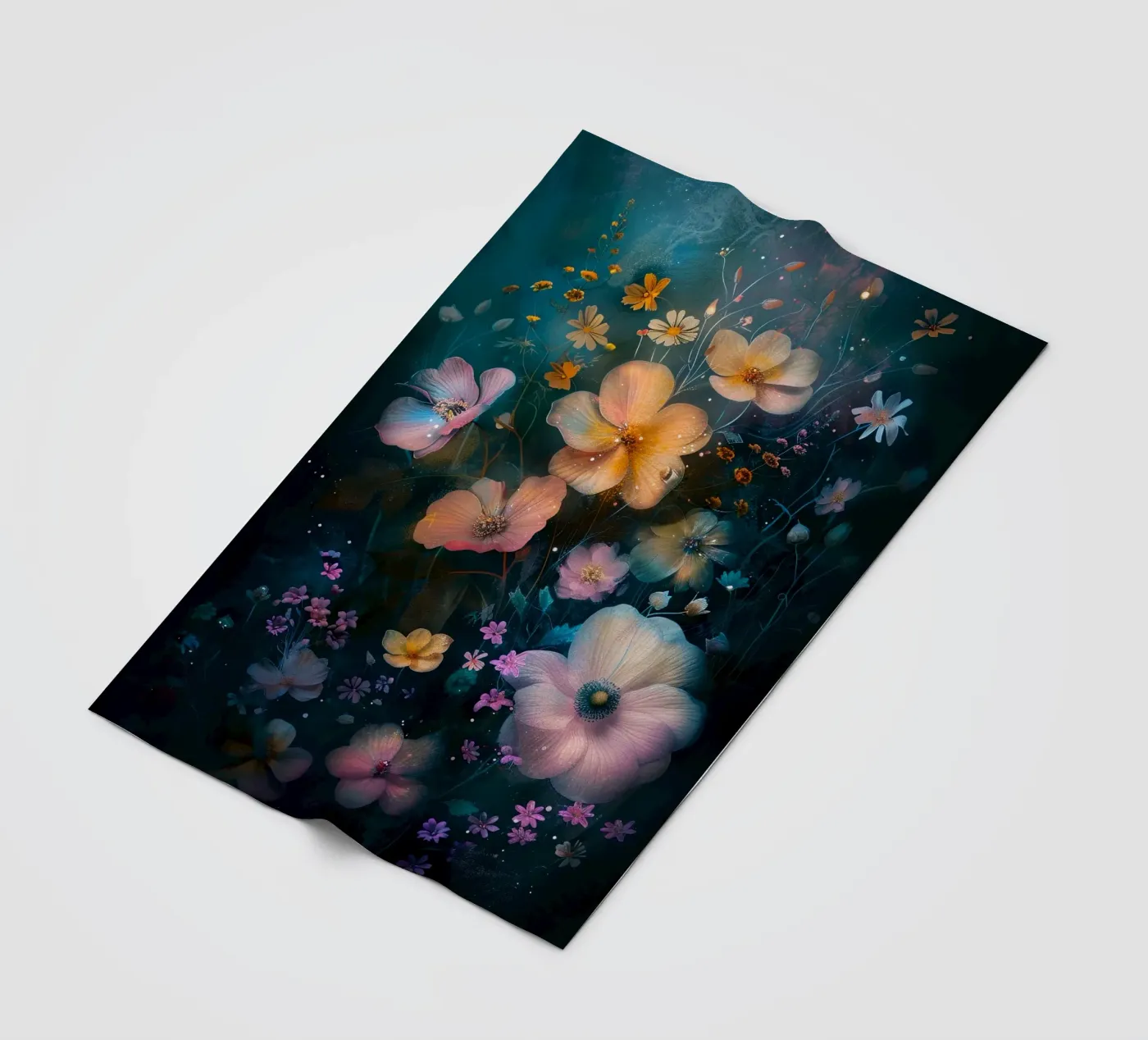 Flowers Meadow E Fleecedecke von Mateo
