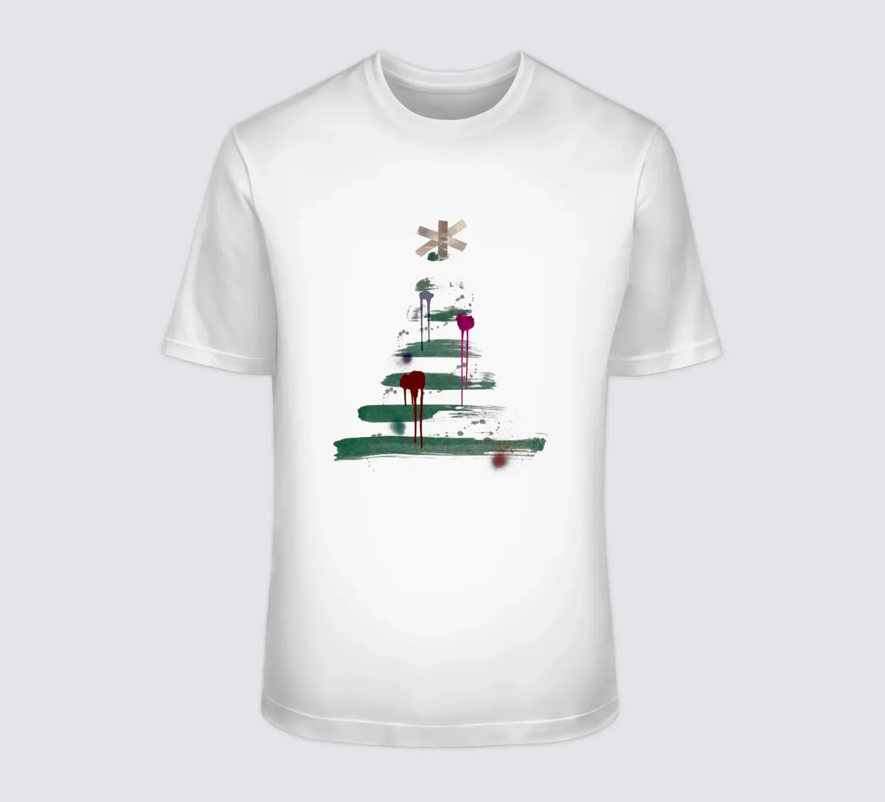 „Under the tree“, Modern Minimalist Christmas Tree Design t-shirt da ChristmasMooodz