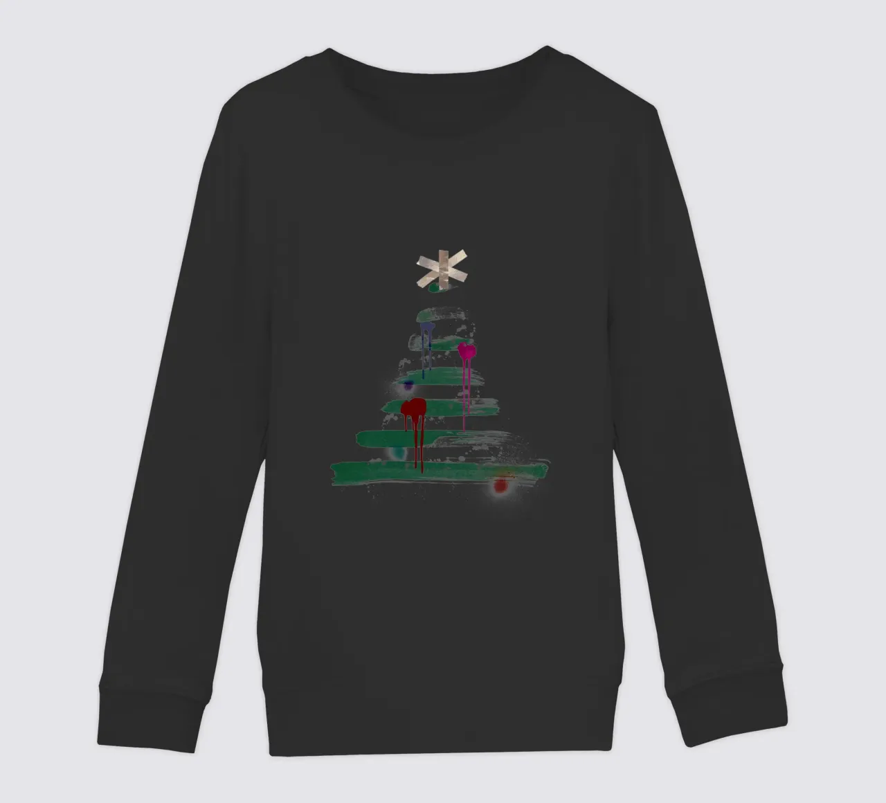 „Under the tree“, Modern Minimalist Christmas Tree Design felpa bambino da ChristmasMooodz