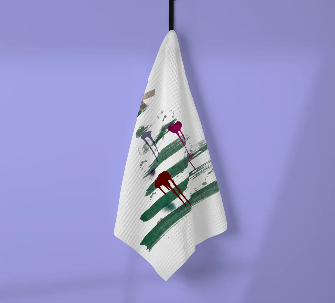 „Under the tree“, Modern Minimalist Christmas Tree Design canovaccio da cucina da ChristmasMooodz