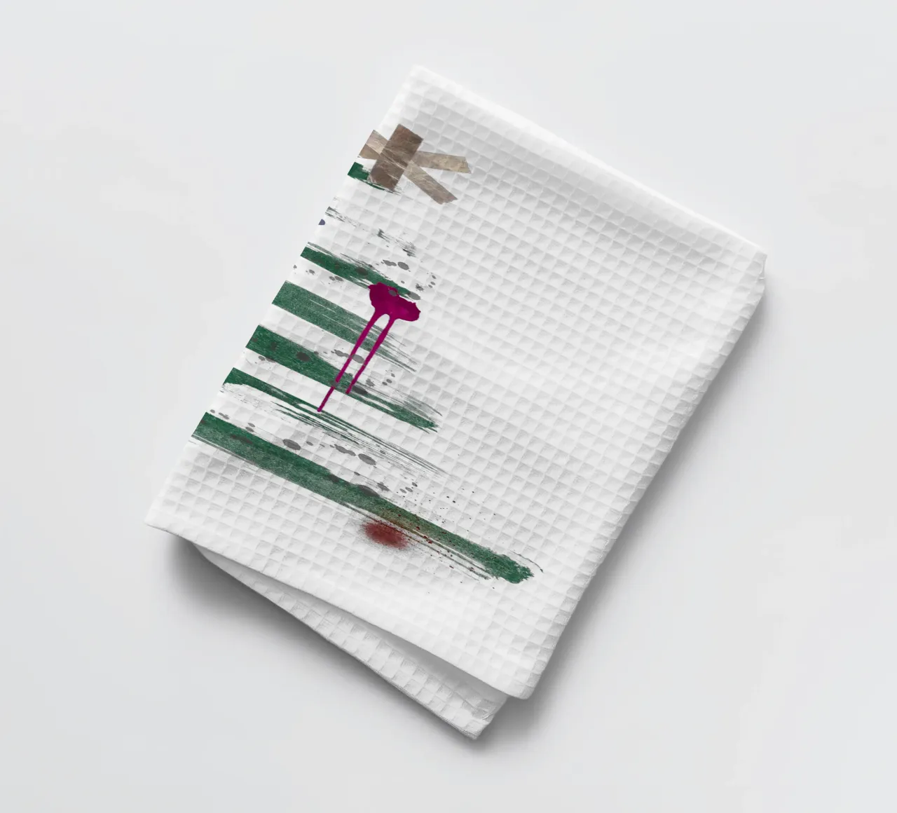 „Under the tree“, Modern Minimalist Christmas Tree Design canovaccio da cucina da ChristmasMooodz