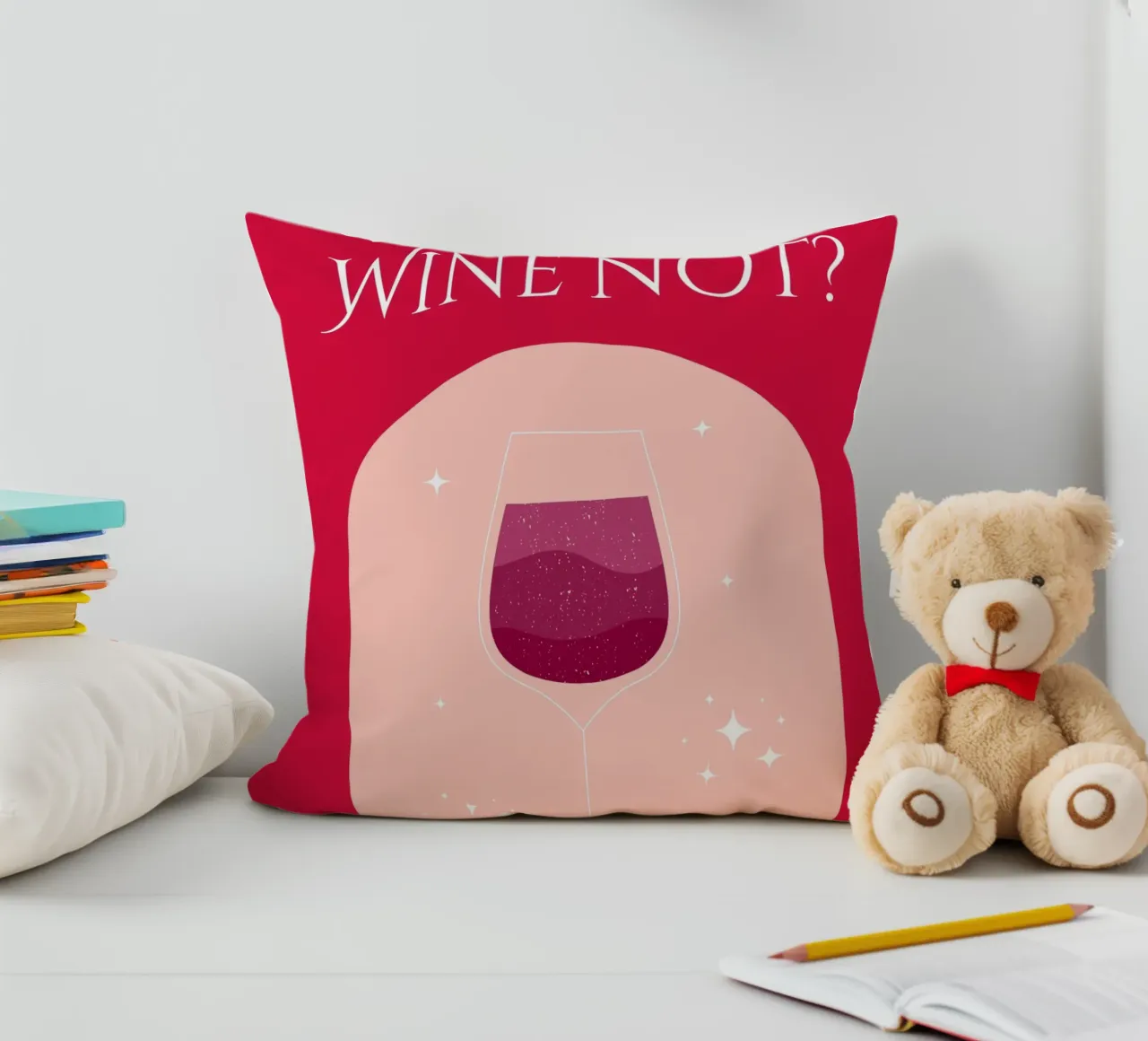 Wine Not? cuscino da Dreamer10