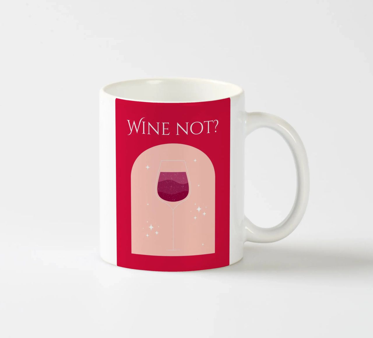 Wine Not? tazza in ceramica da Dreamer10