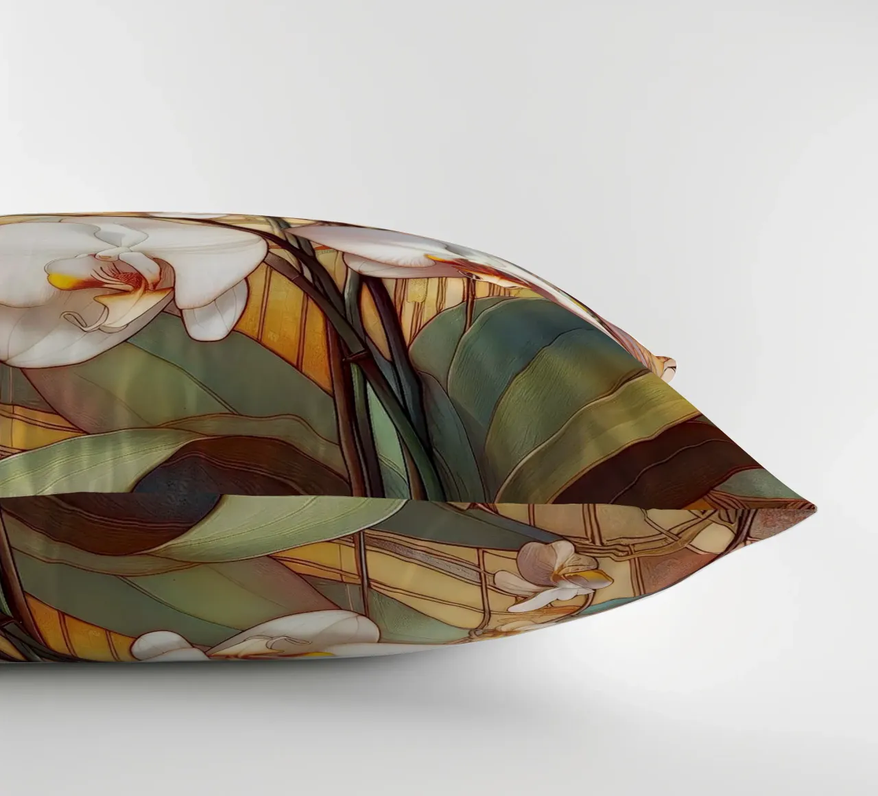 Orchidee cuscino da Art-Nouveau-Dsg