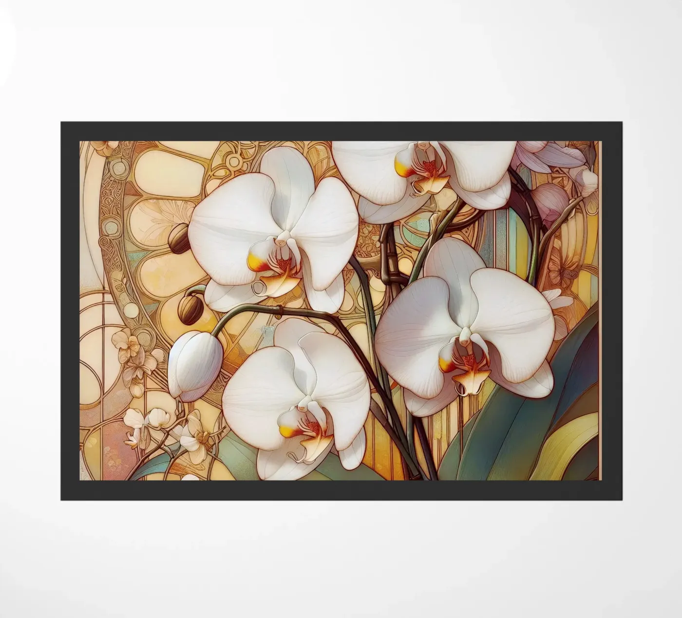 Orchidee zerbino da Art-Nouveau-Dsg