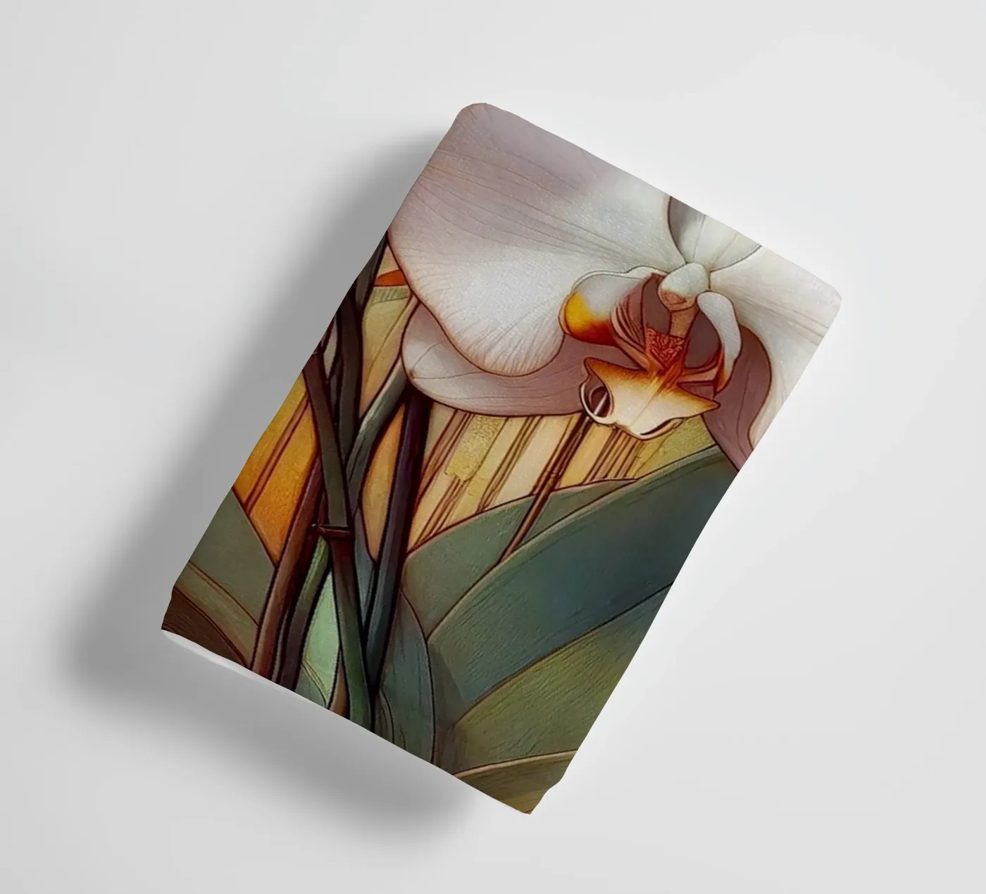 Orchids towel by Art-Nouveau-Dsg