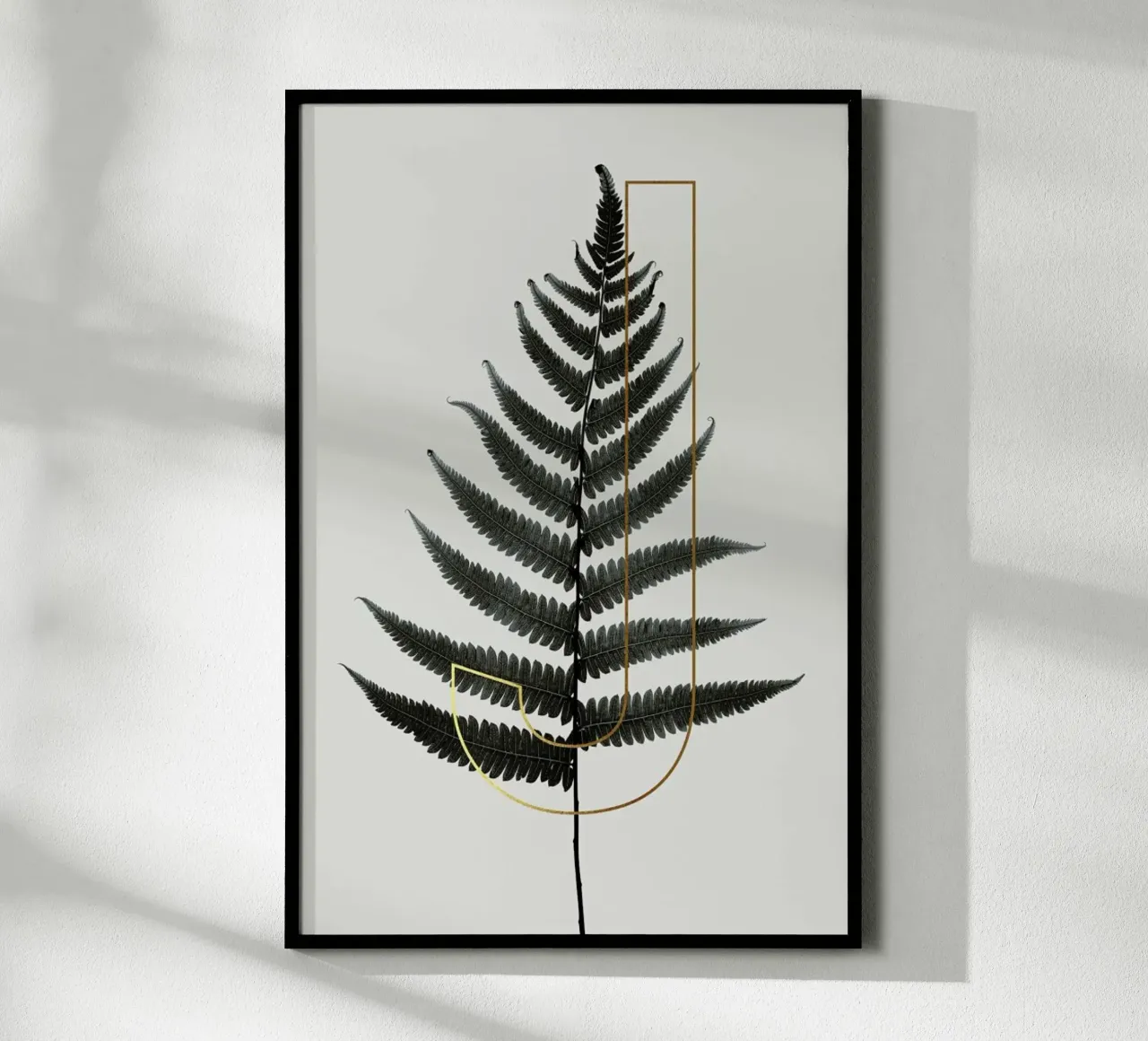 ABC Plants - J poster con telaio in plastica da typealive