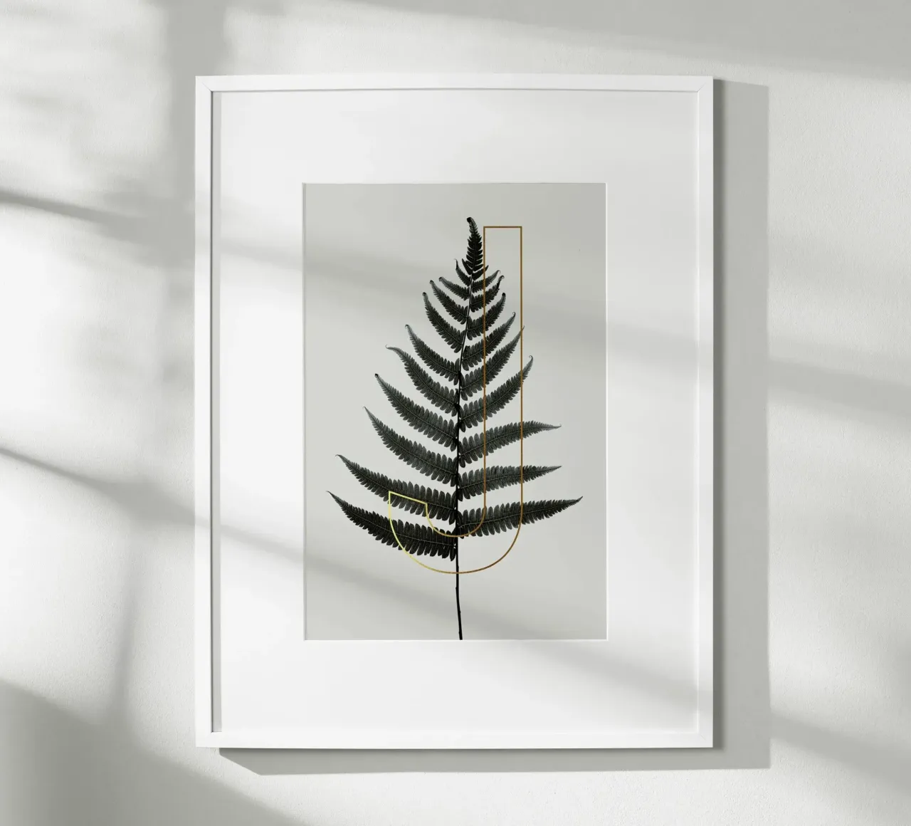 ABC Plants - J poster con telaio in plastica da typealive