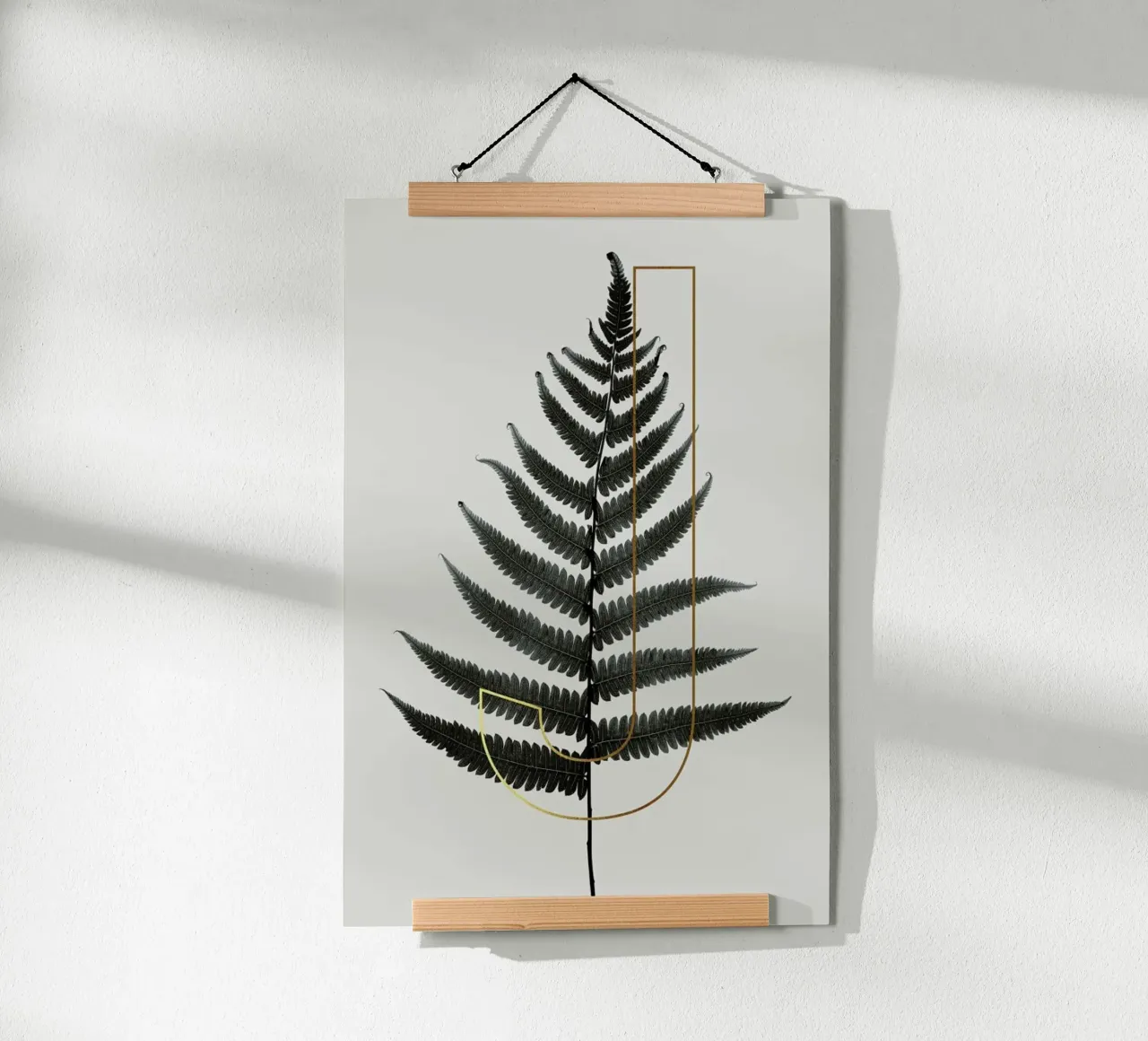 ABC Plants - J poster con telaio in plastica da typealive