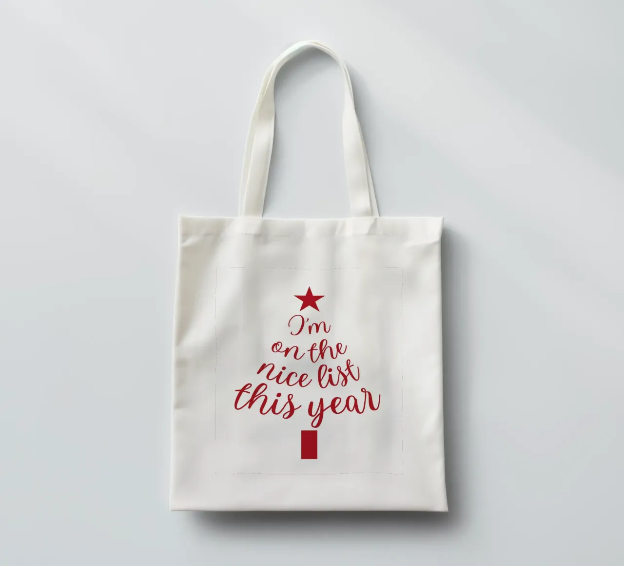 The Nice List borsa in juta da Dreamer10