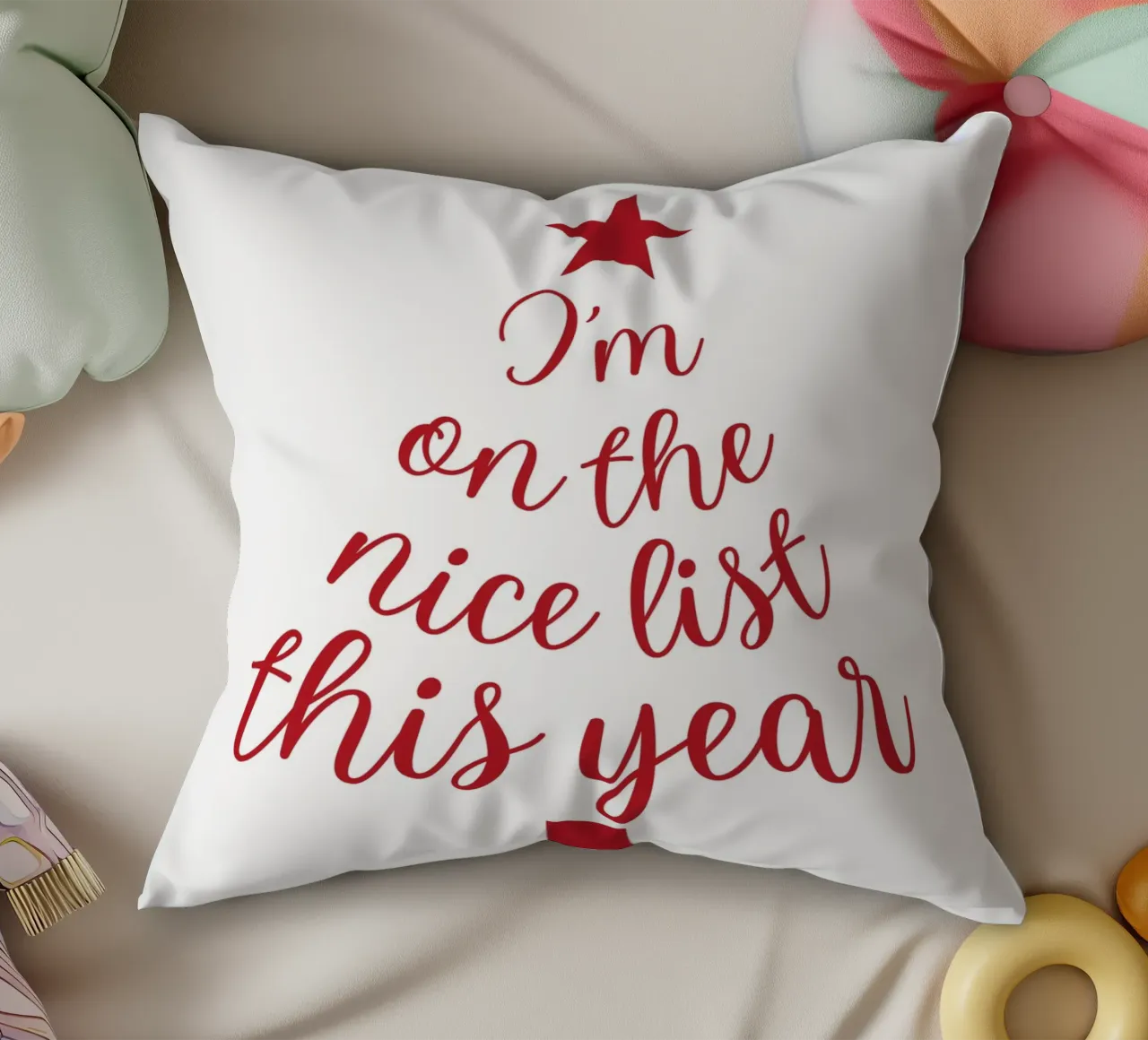 The Nice List cuscino da Dreamer10